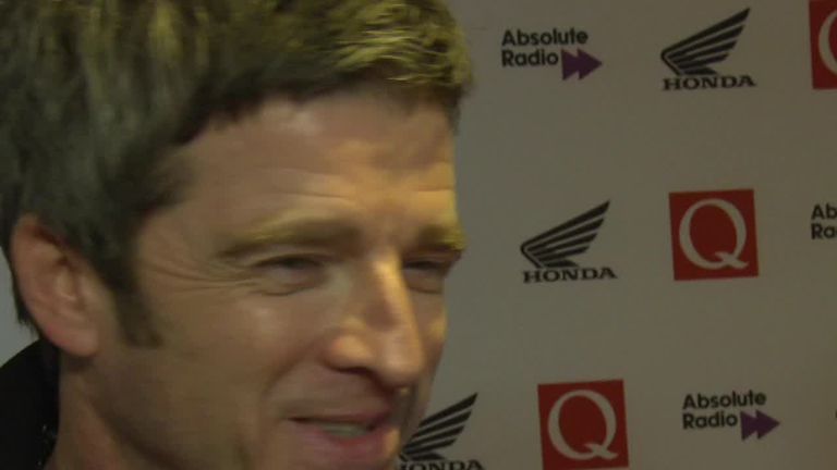 Noel Gallagher joked his brother is a &#39;good cleaner&#39; at the Q awards.