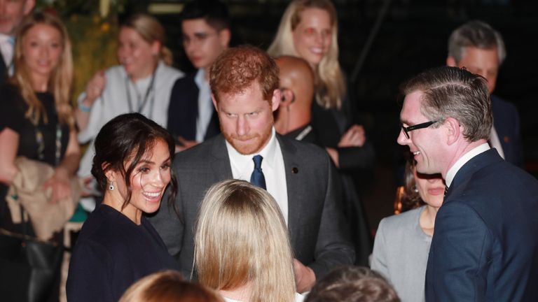The Duke and Duchess of Sussex at the Invictus Games in Sydney