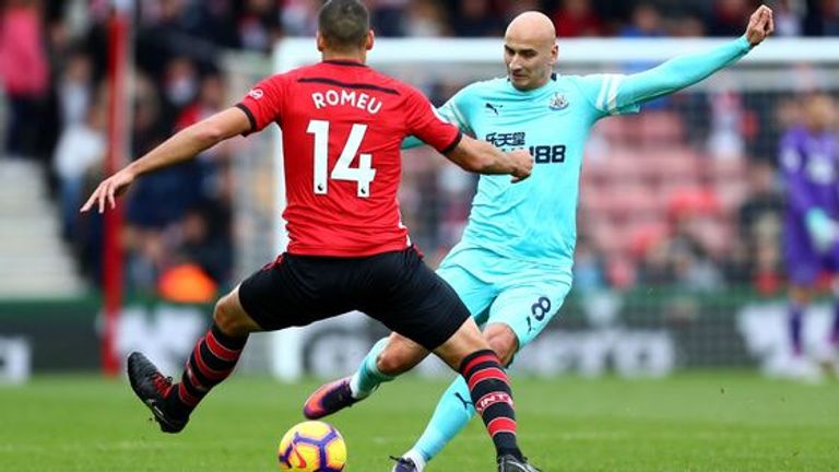 Highlights from Southampton's goalless draw with Newcastle in the Premier League.