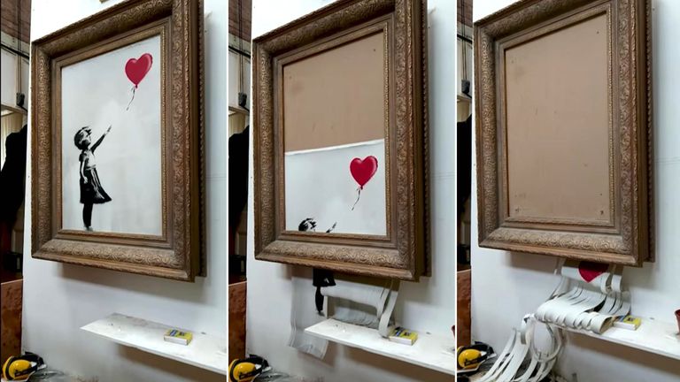 Banksy Shredded Art Banksy Shredder Art GFSOX Banksy Shredded Art Banksy Shredder Art GFSOX