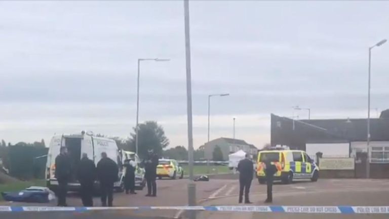 Police attend scene of fatal shooting in Belle Vale, Liverpool