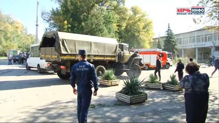 Bomb blast at Kerch college in Crimea 