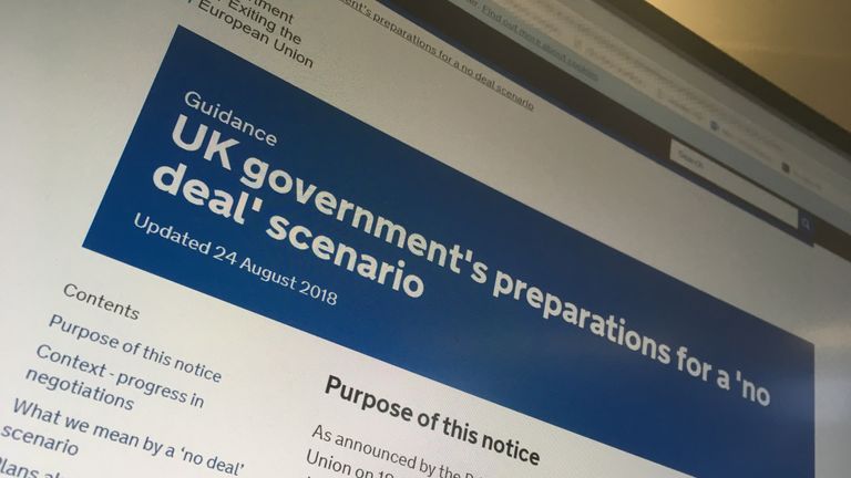 Government guidance on what UK firms and people should be ready for after Brexit