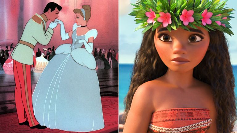 Cinderella and Moana