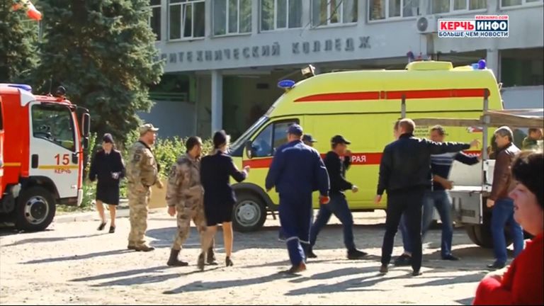 Bomb blast at Kerch college in Crimea
