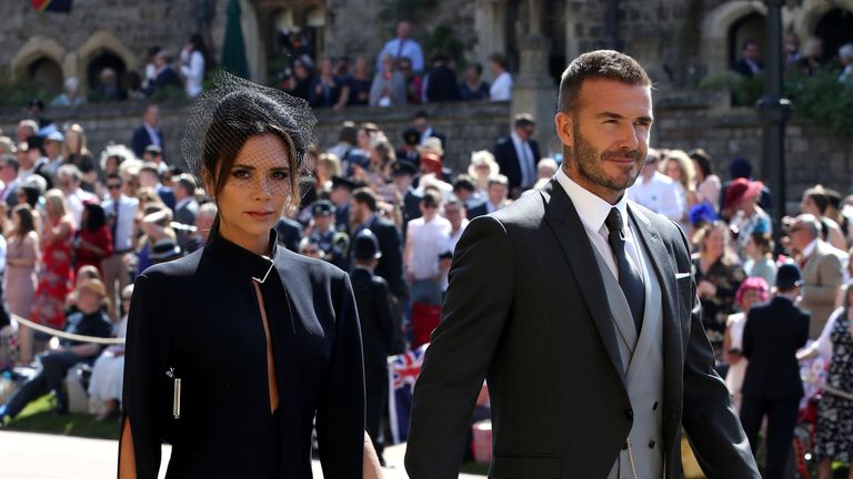 Beckham praised his wife&#39;s success in the fashion business