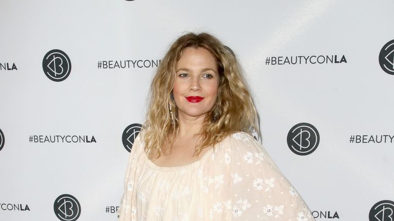 Drew Barrymore attends the Beautycon Festival LA 2018 at the Los Angeles Convention Center on July 14, 2018