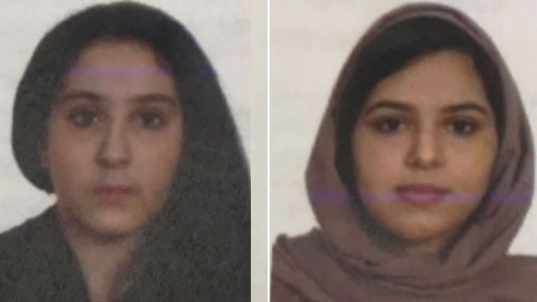 Tala & Rotana Farea—whose bodies were found on Oct 24 at the edge of the Hudson River in Manhattan. Pic: NYPD