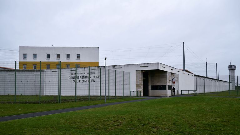 The Reau-Sud Francilien prison is seen on December 7, 2017 in Reau, prior to a march of Basque members of the &#39;Artisans de la paix&#39; (peacemakers) movement, to protest against the status of Basque detainees. (Photo by Philippe LOPEZ / AFP) (Photo credit should read PHILIPPE LOPEZ/AFP/Getty Images)
