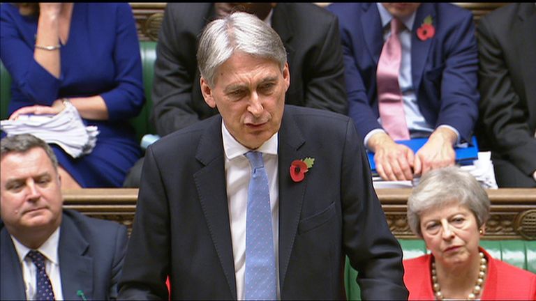 Chancellor Philip Hammond said the &#34;era of austerity is finally coming to an end&#34;, in his autumn budget speech.
