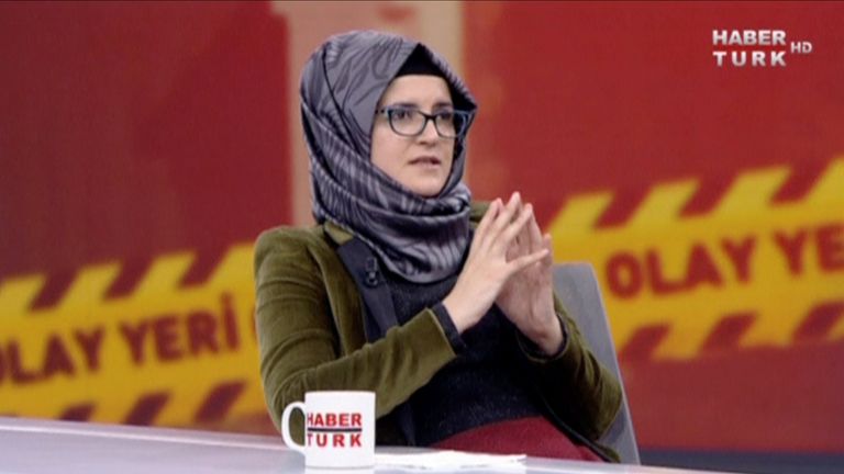 Jamal Khashoggi's fiancee Hatice Cengiz gave her first TV interview