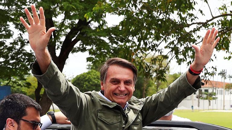Jair Bolsonaro, far-right lawmaker and presidential candidate of the Social Liberal Party (PSL)