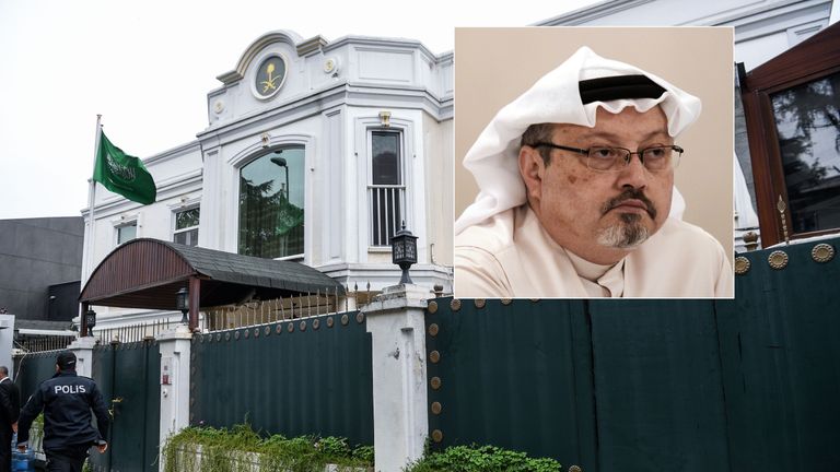 Jamal Khashoggi and the Saudi consul&#39;s official residence in Istanbul