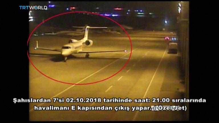 Private jet carries Saudis from Istanbul airport