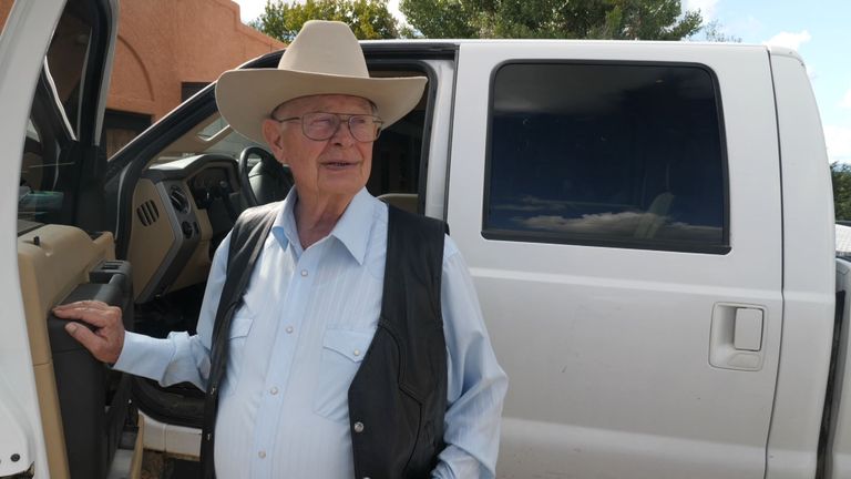 Jim Chilton has 50,000 of land on the US-Mexico border in Arizona