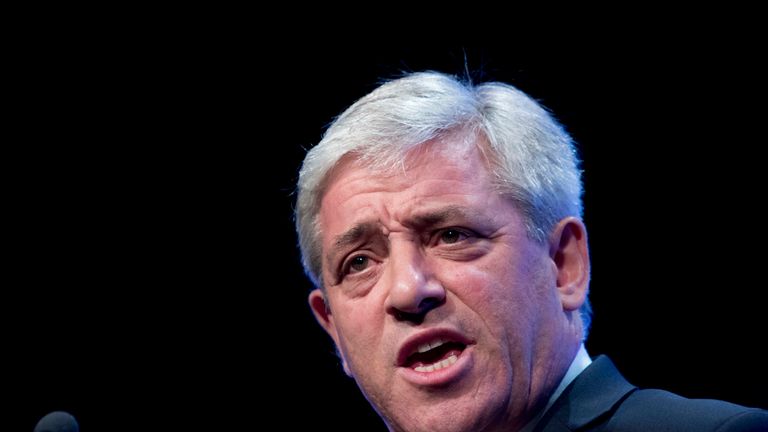 File photo dated 14/09/15 of John Bercow, who has faced down his critics by insisting that he has "no intention of going anywhere".
