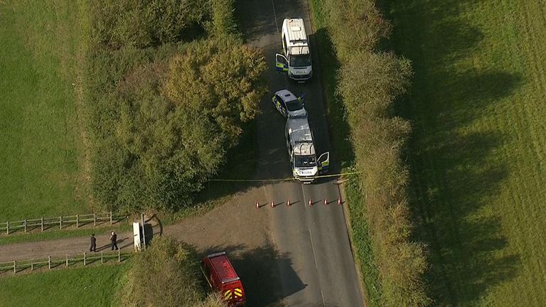 Scratchers Lane in Fawkham, near Brands Hatch, is one of the areas being searched