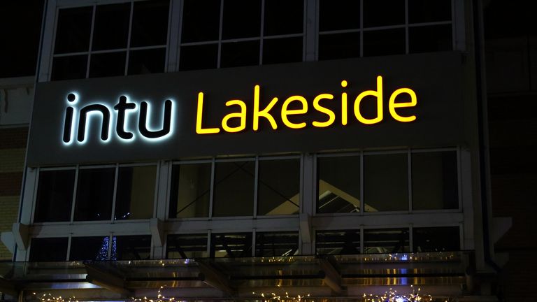 Intu also owns Lakeside shopping centre in Thurrock, Essex