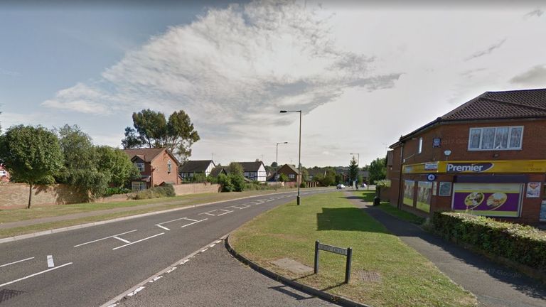 The collision happened on the northern end of White Horse Vale, close to the junction with Kirby Drive