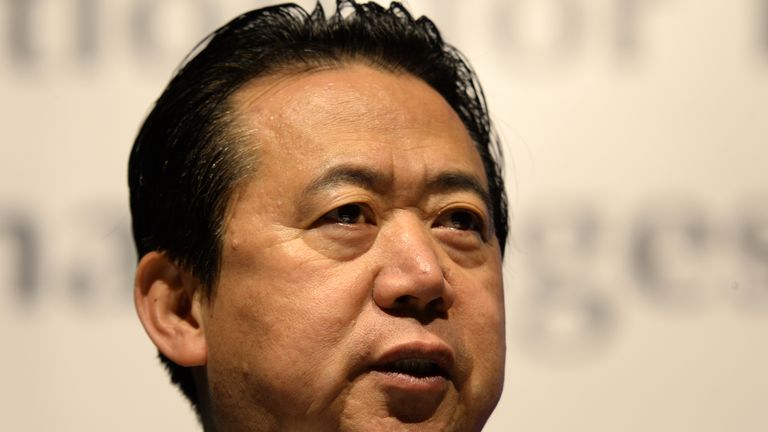 Meng Hongwei is being investigated for bribery