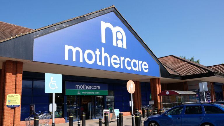 General view of a Mothercare store in Basingstoke, Hampshire 17/5/2018