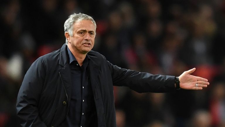 Jose Mourinho blamed the lack of a police escort on the team&#39;s tardiness