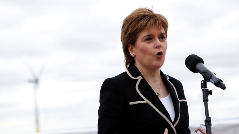 SNP leader and Scottish First Minister Nicola Sturgeon