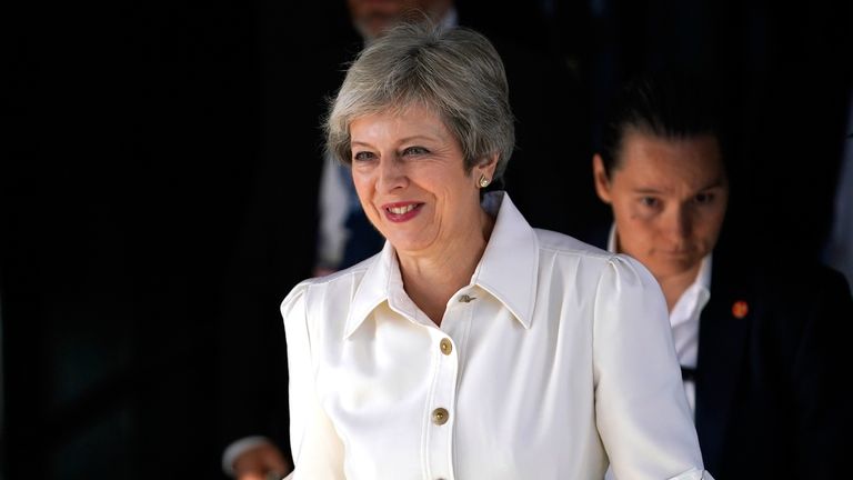 during the annual Conservative Party Conference on October 1, 2018 in Birmingham, England.