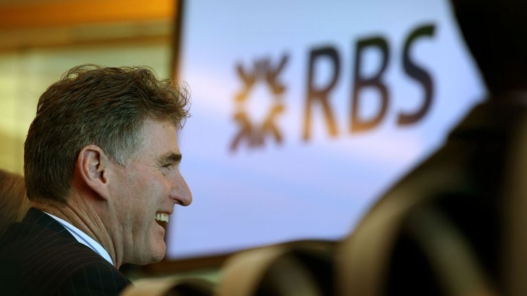 Ross McEwan, Chief Executive of RBS, after giving a speech to announce RBS is opening up its global headquarters in Edinburgh to key Scottish business organisations and entrepreneurs to encourage entrepreneurialism and promote economic growth