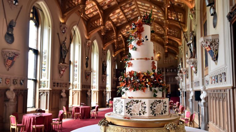 The wedding cake created by Sophie Cabot 