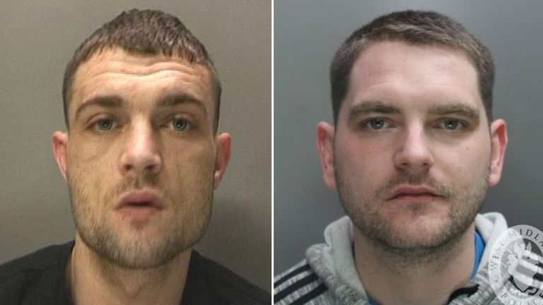 Ryan Hobday (left) and Ben Whyley are wanted by police - but are feared dead