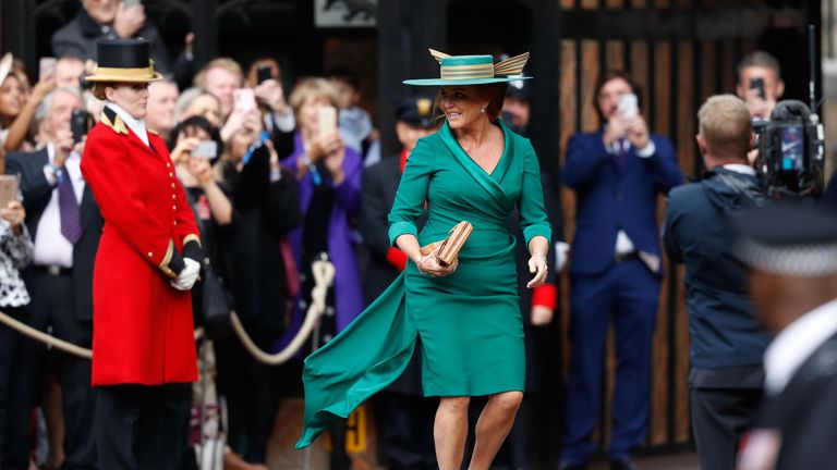 Sarah, Duchess of York, arrive
