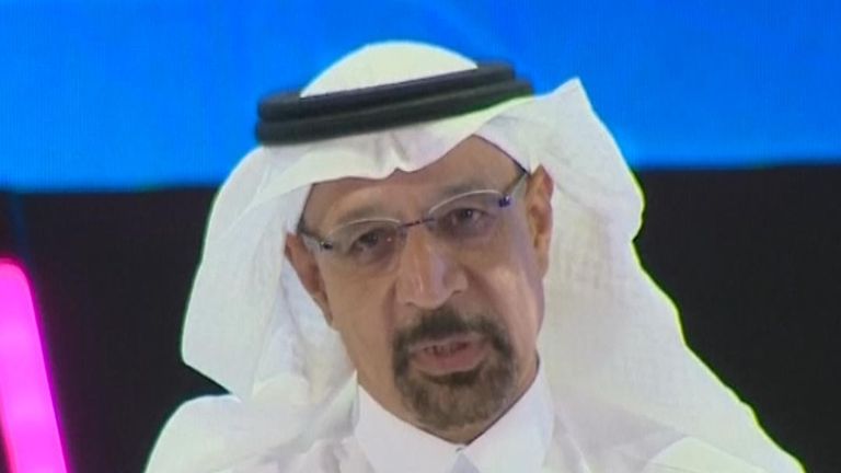 Saudi Energy Minister Khalid Al-Falih says &#39;nobody can justify or explain&#39; the killing of journalist Jamal Khashoggi