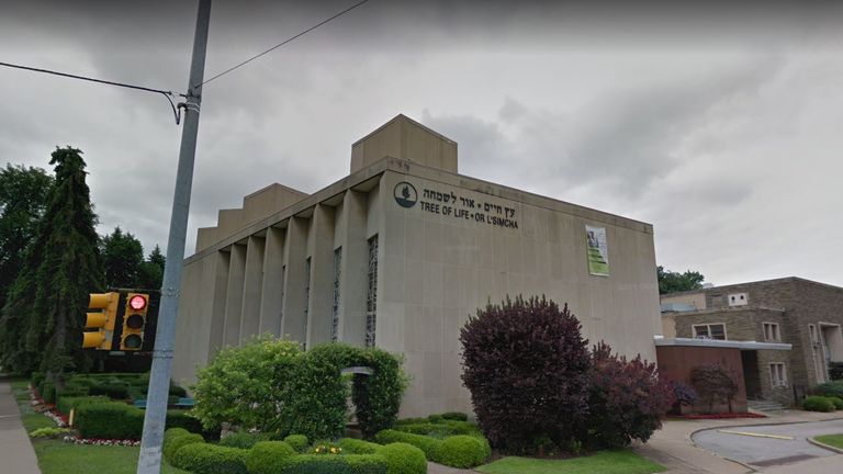 The shooting happened at or near The Tree of Life Congregation Synagogue in Pittsburgh.