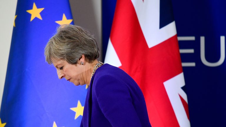 The prime minister is facing renewed pressure from her own MPs