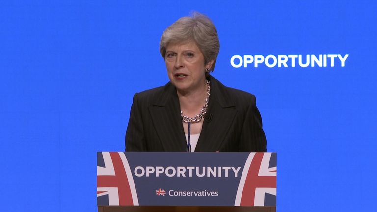 Prime Minister Theresa May delivered her leader&#39;s speech to the 2018 Conservative Party Conference. These are some highlights.