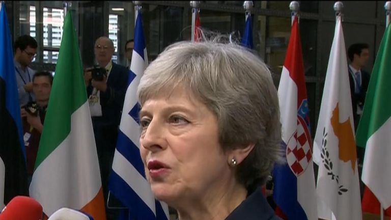 PM meets with EU leaders in Brussels looking for a breakthrough to avert a &#39;no-deal&#39; Brexit