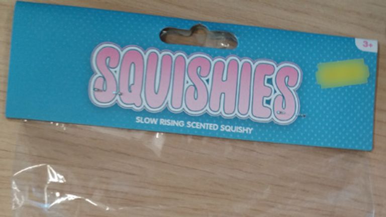 The squishy toy is said to pose a risk of choking and suffocation