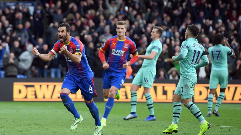Highlights from Crystal Palace's draw against Arsenal in the Premier League.