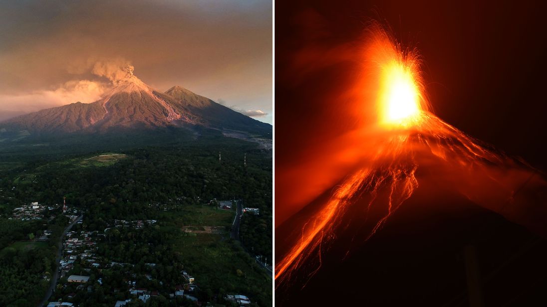 'Volcano of Fire': Thousands evacuated as Guatemala's Fuego erupts ...