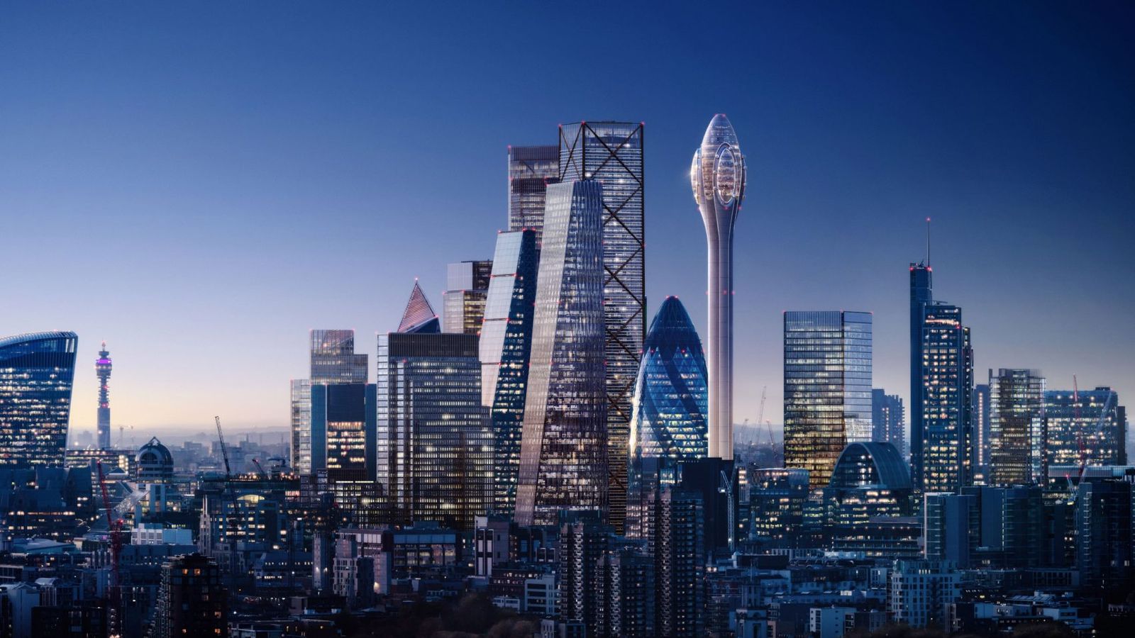 The Tulip Plans unveiled for 1,000ft skyscraper in London with glass