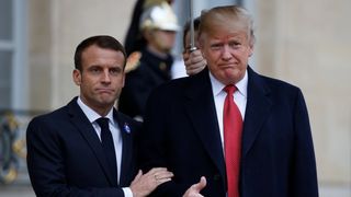 Trump ridicules Macron with world wars jibe Trump ridicules Macron with world wars jibe
