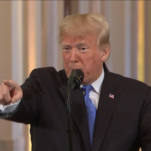 LIVE: Trump fireworks at 'hostile' midterms news conference