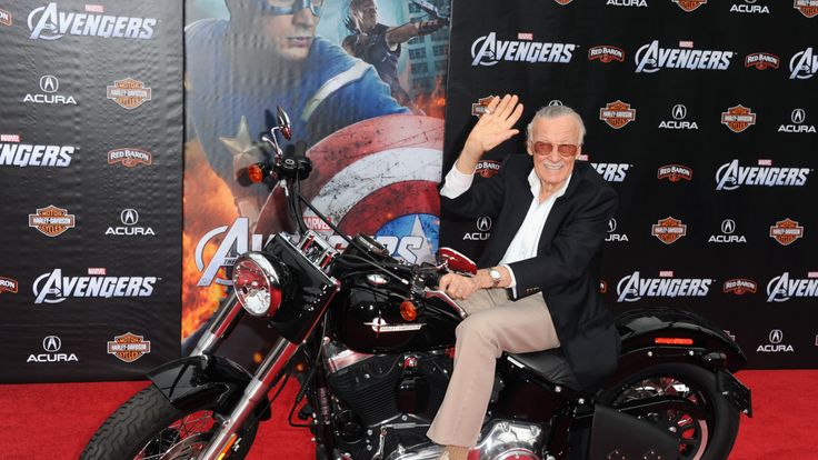 Stan Lee at the California premiere of The Avengers in 2012