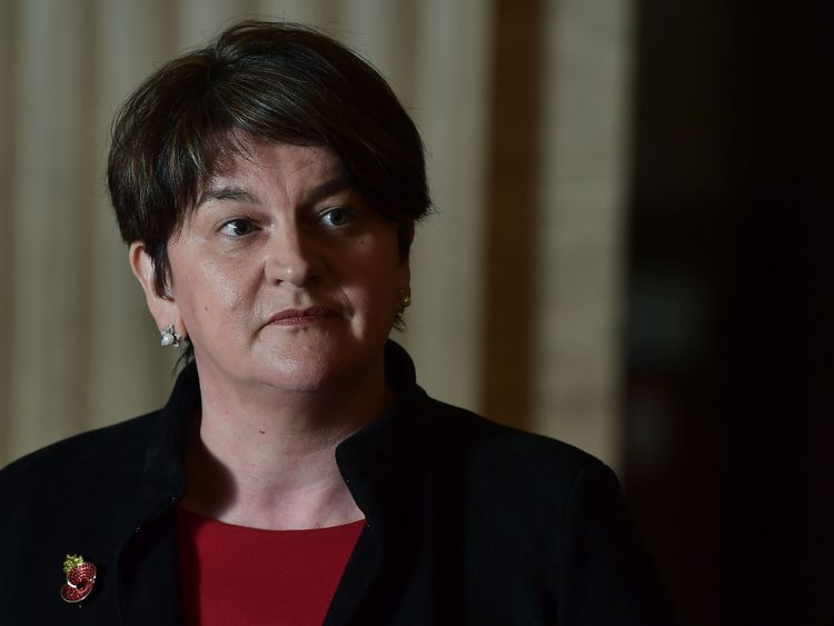 The DUP&#39;s Arlene Foster is unhappy with draft deal 