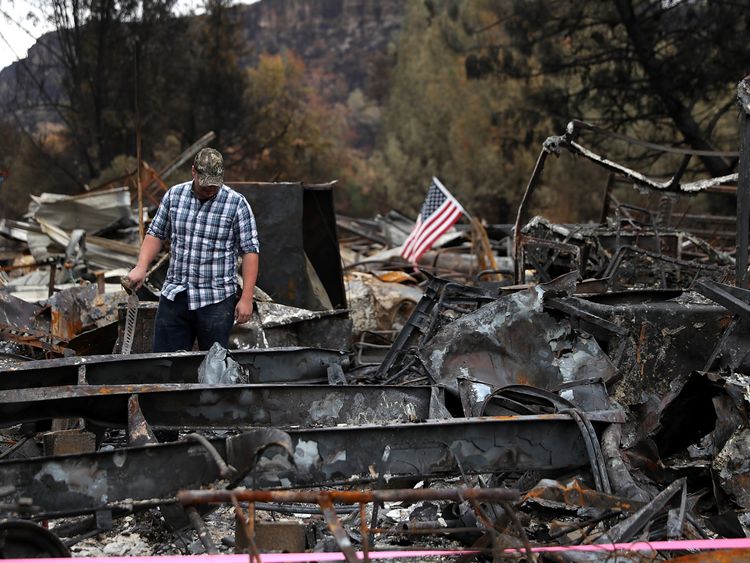 The California town Paradise was destroyed by wildfires