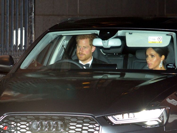 The Duke and Duchess of Sussex leave Kensington Palace