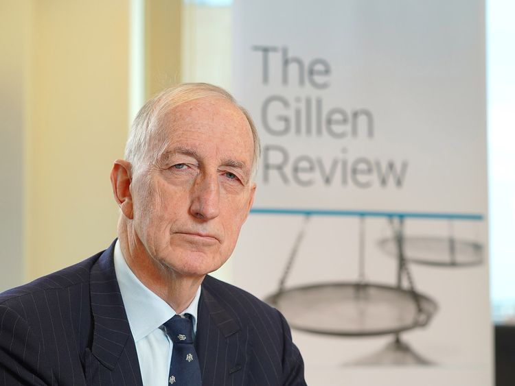 Sir John Gillen made 220 recommendations