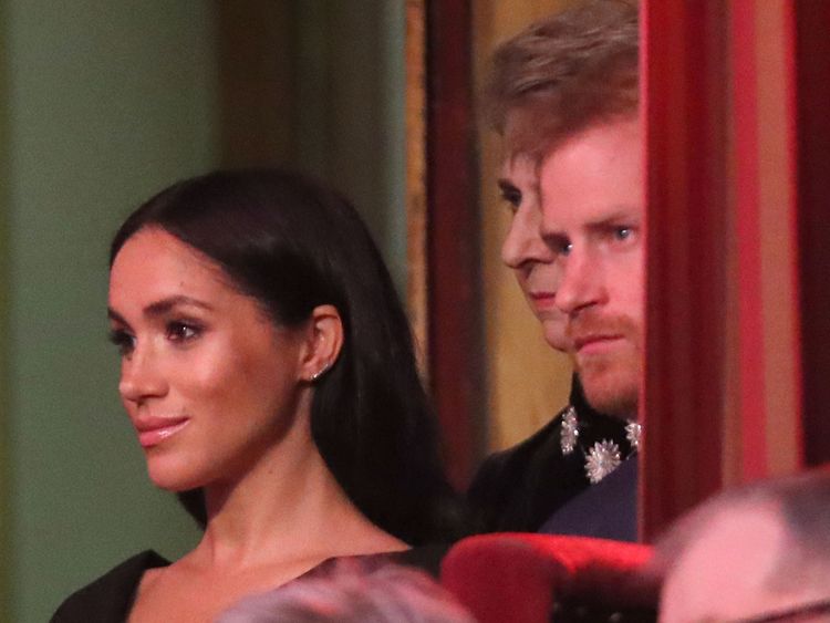 The Duke and Duchess of Sussex were in attendance