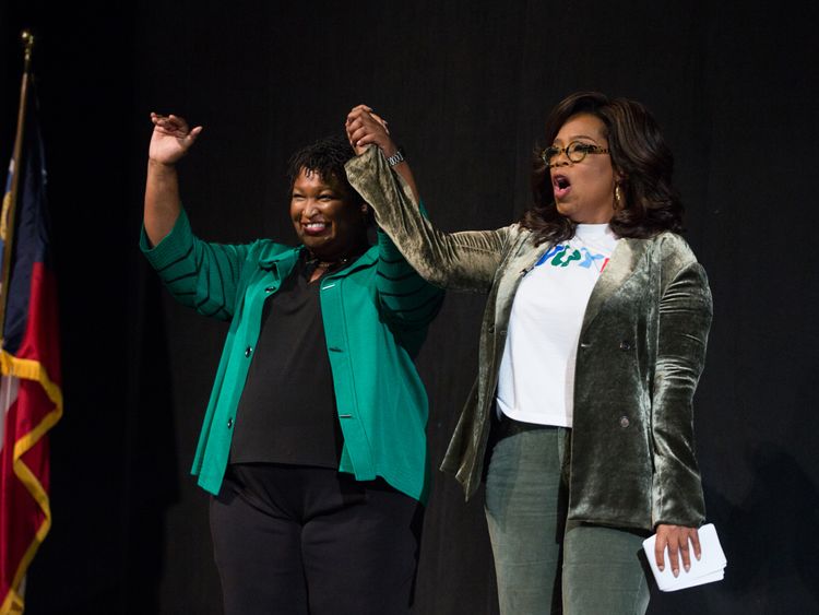Oprah Winfrey is backing Stacey Abrams for Georgia&#39;s governor